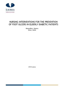 thesis on diabetic foot